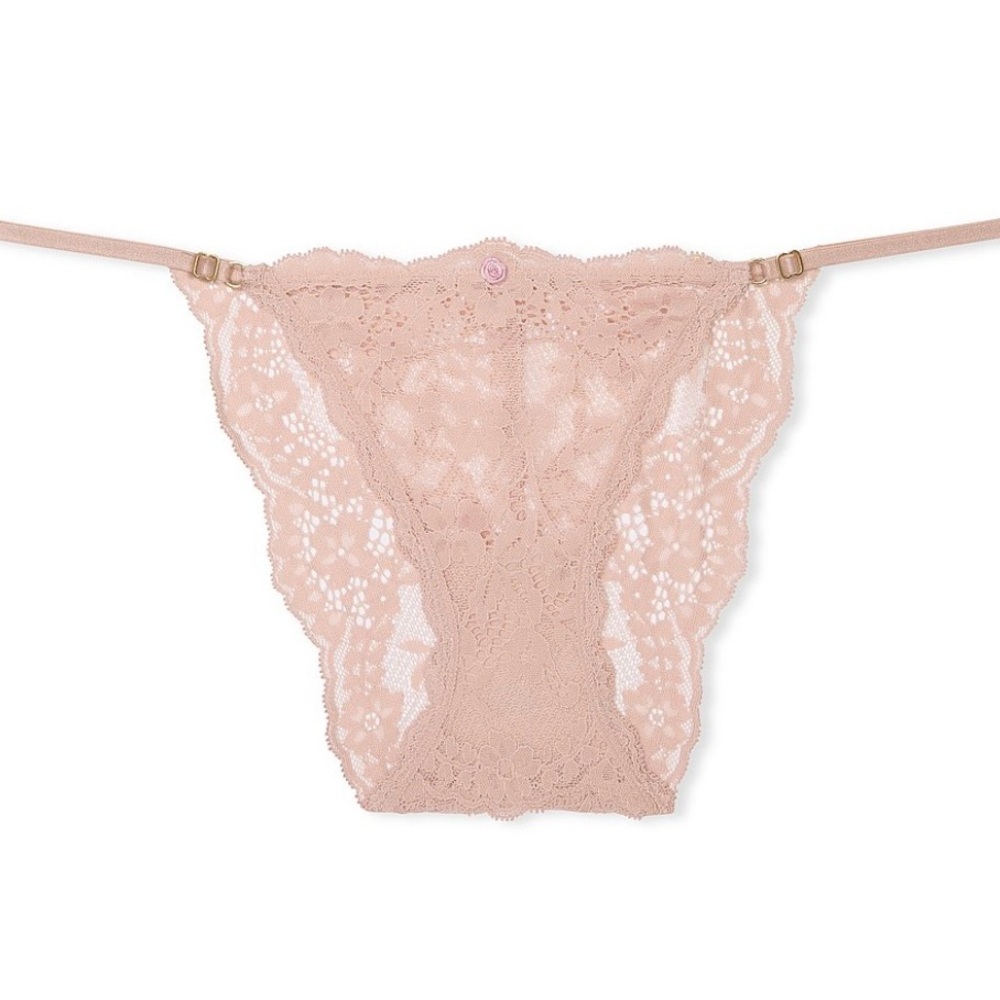 2 for $25 — Victoria’s Secret Smooth & Lace Mini String Bikini Panty- XL- NWT